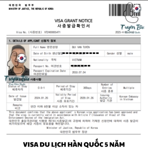 xin visa hàn quốc