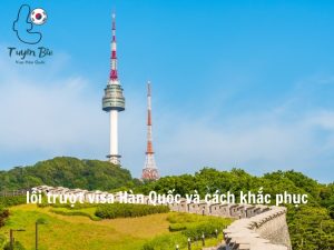 lỗi trượt visa Hàn Quốc
