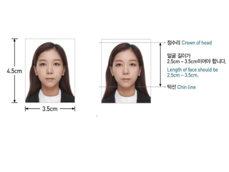 ảnh thẻ xin visa hàn quốc