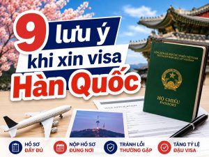 lưu ý khi xin visa hàn quốc